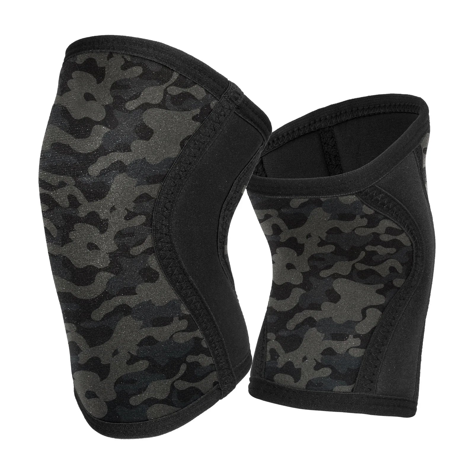2026 Custom Logo Wholesale Weightlifting Knee Support Powerlifting 7 mm  Weight Lifting Knee Sleeve