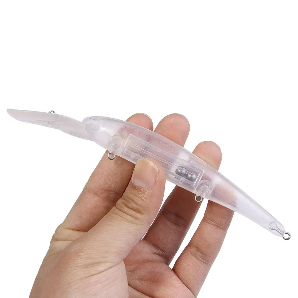 Wholesale 16cm 16.7g Plastic Minnow Unpainted Fishing Blanks Hard Lure Bait