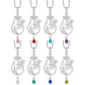 Wholesale High Quality Multi-Colored Cubic Zirconia 925 Sterling Silver Genie Pendants for Women