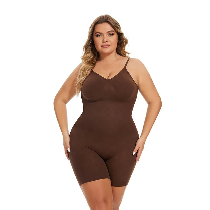 One-Piece Body Shaping Corset Shapers Postpartum Hip Lift & Tummy Control Abdominal Compression Backless Size XL
