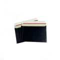 Self-Adhesive Rigid Black Cardboard Envelope White Paperboard Mailer Packaging for Clothing Shoes Fur Recycled Materials Coated