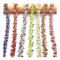 2cm Diy Dress Upholstery Material Colourful Flower Lace Embroidery Necklace Headband Decorative Polyester Textile Lace Trims