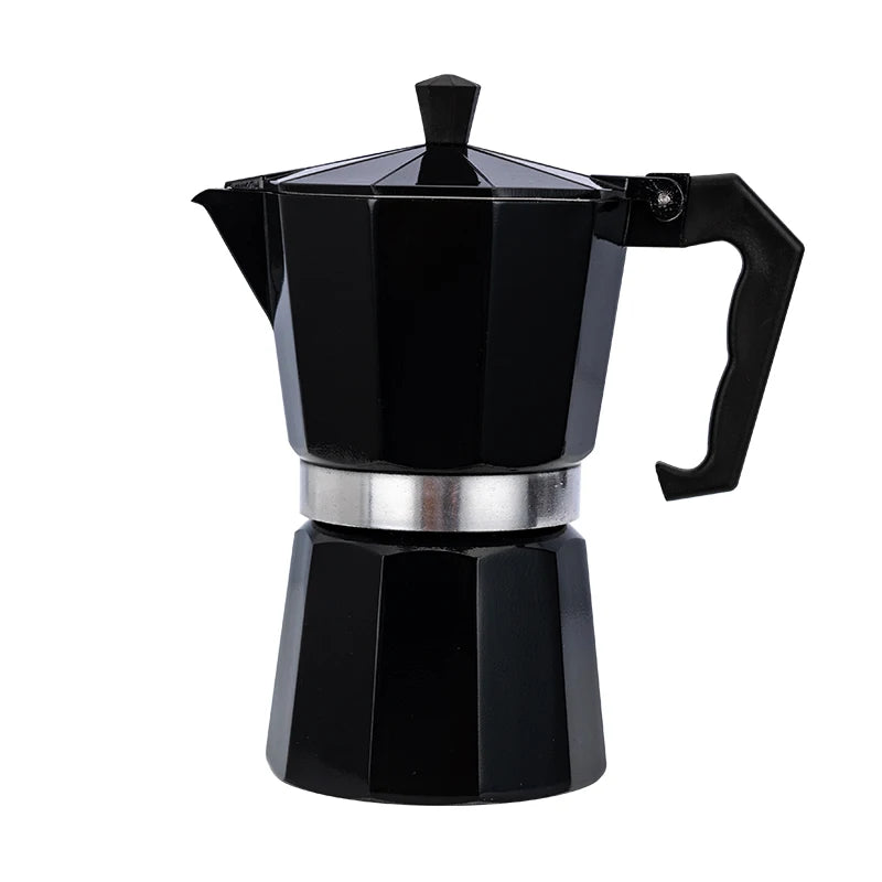 European Style Aluminum Coffee Maker Durable Moka Cafeteira Expresso Percolator Pot Practical Moka Coffee Pot