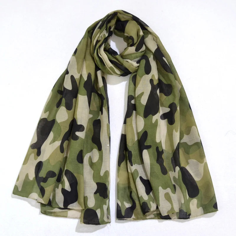 Shero Camouflage Scarf Tactical Hunting Keffiyeh Windproof Shemagh Travel Scarf Camouflage Print Shawl Wrap