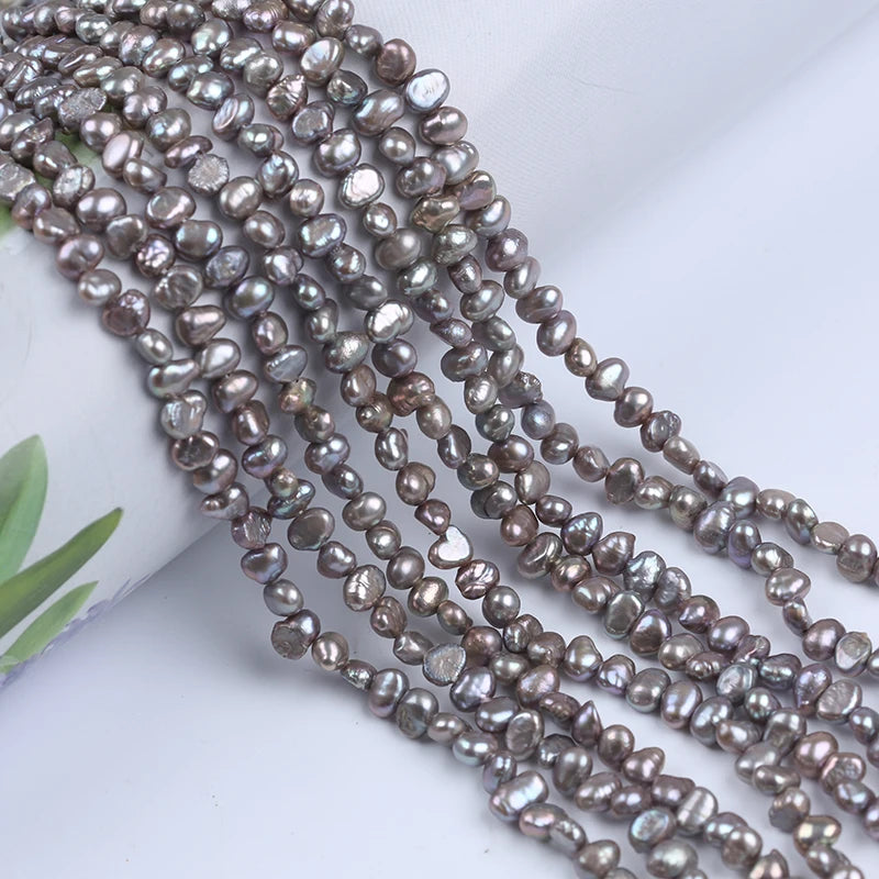 Zhuji Pearl Best-selling 4-5mm Freshwater Pearls Natural Baroque Jewelry Grade a Third Party Appraisal Certified