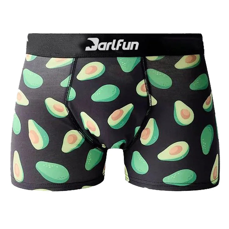 Wholesale Men's Mid-Rise Boxer Briefs Underwear-Breathable Eco-Friendly Spandex/Polyester