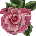 Flower Patches Applique Embroidered Red Blossom AppliqueFloral Applique Iron on