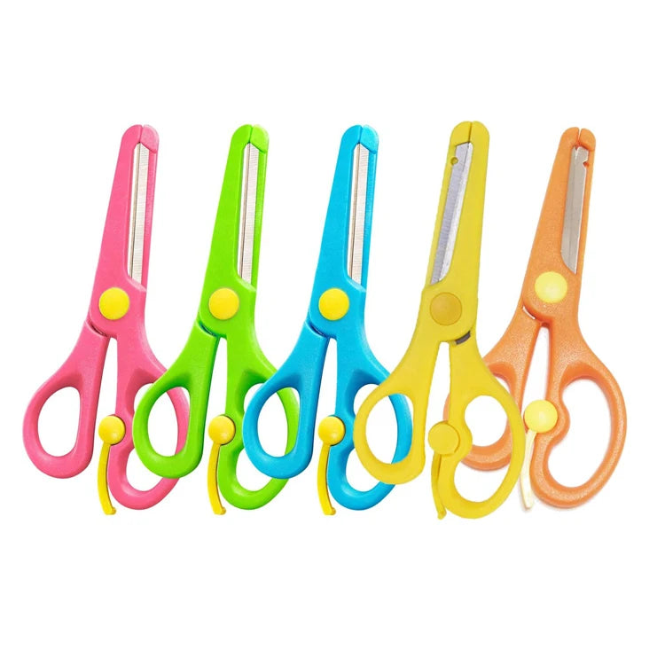 Customized Industrial Grade Stainless Steel PP Handle Smooth Edge Beauty Laser Scissors for Multi-Purpose Kids School Craft