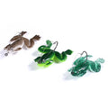 Frog Fishing Lures Soft Topwater Baits with Barbed Hooks Fishing Frog