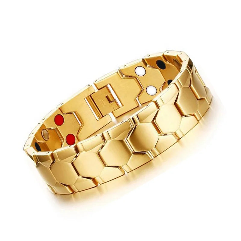 Healthcare 4 in 1 Fashion Health Care Bio Energy Magnetic Bracelet