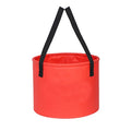 OEM Multifunctional PVC Collapsible Fishing Bucket with Handle Waterproof Outdoor Camping Foldable Water Container