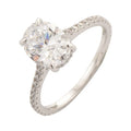 Princess Cut 14k Real Solid Moissanite Rose Yellow White Gold Wedding Engagement Jewelry Women Rings
