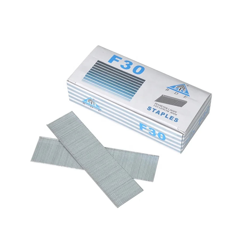 TS-D33 BDE F30 Iron Zinc Plated Brad Nails 5000PCS 20BOX Brad Nail for Wood