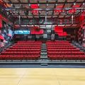 Modern Metal Retractable Bleacher Seating with Electric Adjustable Features for Auditorium/School/Lecture Hall/Church