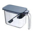 Hot Sale Seasoning Box With Spoon Clear Kitchen Seasoning Jar Seasoning Storage Container for Spice Salt Sugar Cruet