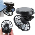 New Clip-on Solar Sun Power Energy Panel Cooling Cell Fan for Camping Hiking Fishing Outdoors MINI Sun Powered Fan
