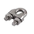 DIN 741 Stainless Steel Drop Forged Wire Rope Clamp U Bolt Wire Rope Clip Wire Rope Clamps for Cable End Connections
