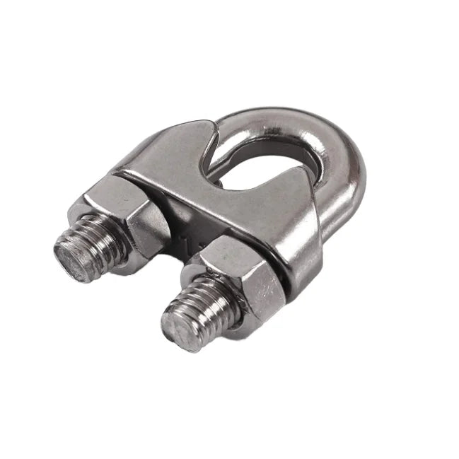 DIN 741 Stainless Steel Drop Forged Wire Rope Clamp U Bolt Wire Rope Clip Wire Rope Clamps for Cable End Connections