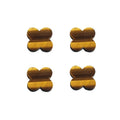 HanYu High Quality Natural Tiger Eye Factory Price Four Leaf Clover Stone for Jewelry Making