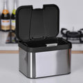 4.3L Kitchen Compost Bin Metal Compost Bucket Durable Usage Stainless Steel S/S 410 Steel Storage Bucket