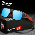 DUBERY D833 Wood Logo Polarized UV400 Sunglasses Unisex Fashion PC Frame 2026