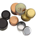 Low MOQ Customized 6*4cm 3oz Empty 5-200ml Thread Round Metal Twist Top Containers Custom Color Printing Tin Jars