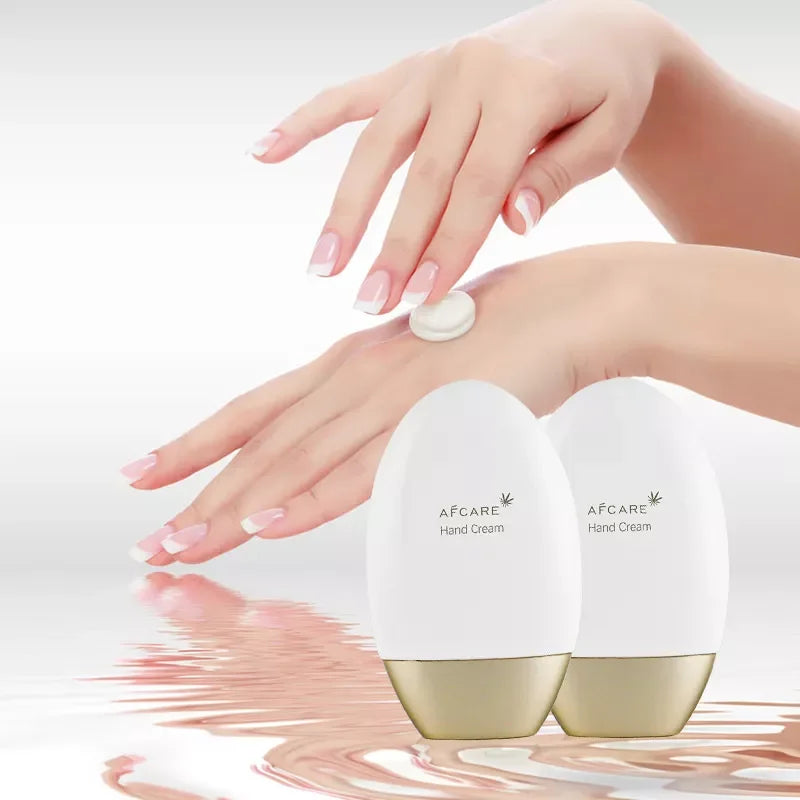 Private Label Organic Vegan Aloe Hyaluronic Acid Egg Shape Hand Cream Whitening Moisturizing Nourishing Repair Hydrating OEM