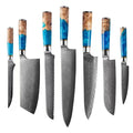 Factory 67 Layer Damascus Chef Boning Cleaver Kitchen Knives VG10 Japanese Damascus Knife Set