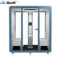 Modern Style Steel Wood Acoustic Panels Vocal Booth Private Workspace Sound Booth for Office Hotel Hospital School Mall