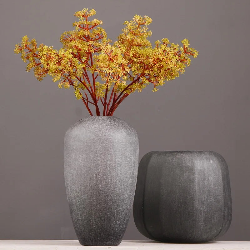 Qq291 High-Grade Artificial Autumn Style Plant Modern Home Decoration Silk Flower Artificial Table Artificial Plant