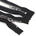 Wholesale Customizable Size 3# 5# 8# Nickel Plated Heavy Duty Metal Zipper for Jeans Jackets Bags Outdoor Apparel Accessories