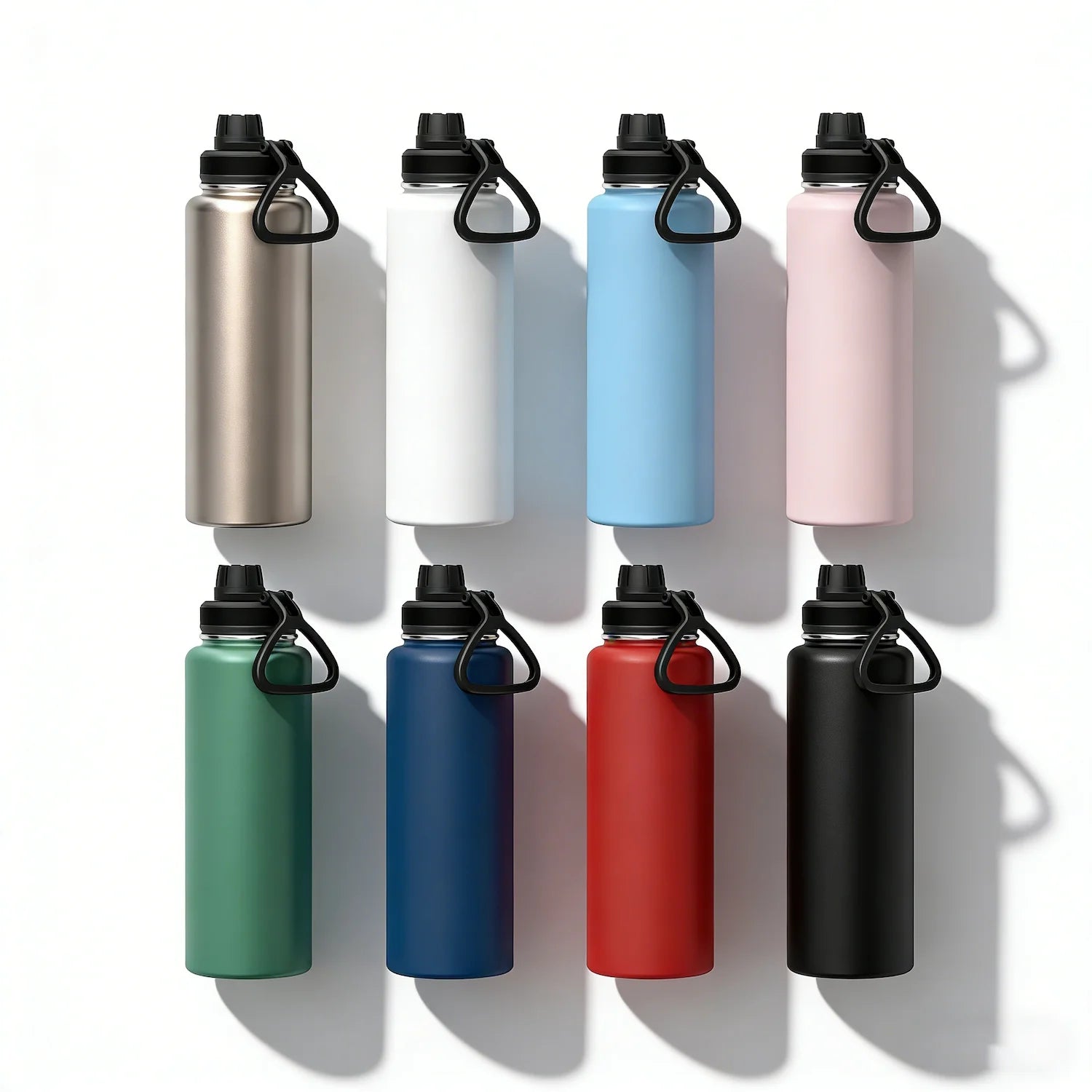 Hot Sales 40oz Stainless Steel Double Wall Water Bottle Insulated Sports Bottle Portable Gym Tumbler BPA Free Eco Friend Hydro