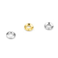 Wholesale Jewelry Accessories Findings S925 Sterling Silver 3.5 Mmm Septum Spacer Beads Gold Plated Jewelry Making for Pearl