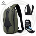 For 9735 Crossbody Sling Lightweight Polyester Fashion Minimalist Chest Shoulder Backpack Water-Resistant Everyday Carry