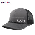 Custom Embroidery Logo Rope Gorras Oem High Quality Mens Cotton Printing Embroidery Patch logo 5 Panel Mesh Cap Trucker Cap Hat