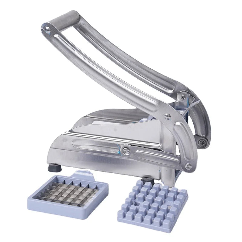 French Fries Slicer Potato Cutting Machine Manual Stainless Steel Multi-function Easy to Clean Potato Cutter