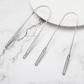 Free Sample 304 Stainless Steel Tongue Scraper Portable Silver/Rose Gold for Home Use to Eliminate Bad Breath