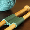 YY Simple Leather Knitting Needle Holder Sweater Knitting Needles Organizer Sewing Tool Case Cover Green/Custom Color Custom