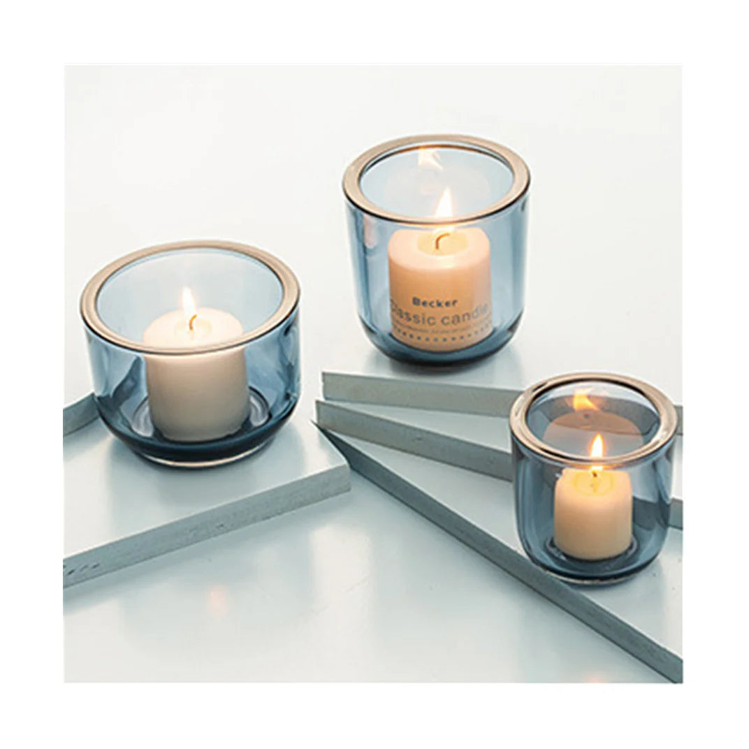Large Tumbler Thick Wall Glass Candle Jars in Bulk for Candle Making