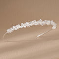 Trendy Rhinestone Hairband Crystal Beads Bridal Headband Wedding Party Dress Accessories