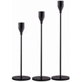 Metal Black Simple Modern Taper Centerpieces Wedding Bar Party Decor Brass Candelabra Candle Holders Candlesticks for Candles