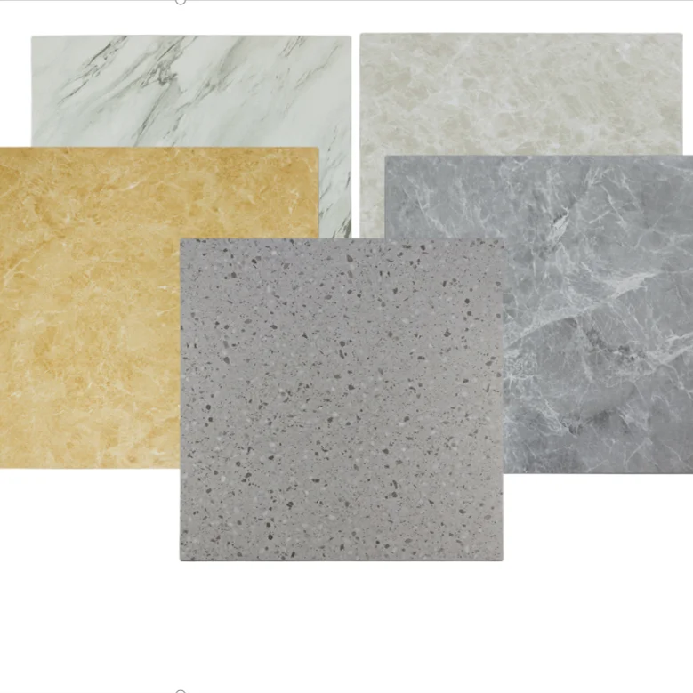 Luxury  Anti-Slip Waterproof Self Stick  PVC Peel  Marble Sticker  Plastic Vinyl Plank Flooring Floor