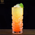410ml Tiki Totem Juice/cocktail GlassHawaiian Party Barware Crystal Drinking Glass Cup