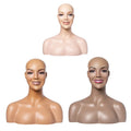 H1142 Series Plastic Female Mannequin Head Fashionable Makeup Realistic Female Mannequin Head for Wig Display
