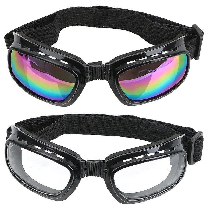 Wholesale Unisex Foldable Riding Skiing Motorcycle Glasses Anti Glare Sunglasses Windproof Protection Sports Goggles