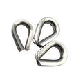 G414 Lifting 3/16" Stainless Steel Thimble American Cable Thimble Wire Rope Thimble