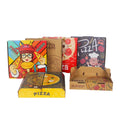 Wholesale 6 7 8 9 10 12 Inch Take-away Pizza Box Factory Supply Custom logo Printing Pizza Delivery Corrugated Paper Box