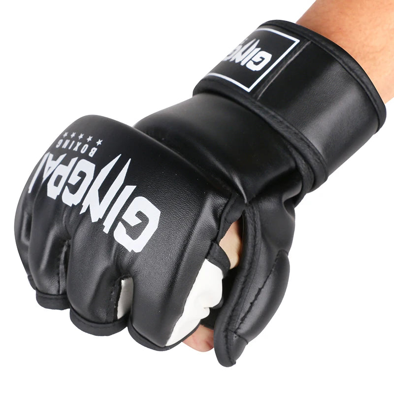 Wholesale PU Leather Children MMA Training Custom logo Kids Boxing Gloves