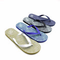 2024 Customize Women's Fashion Pattern Fashion Lightweight Soft Comfortable Slippers Beach PE Custom Flip Flops Women