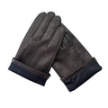 Sample Support Fashion Warm Women Pure Leather Fur Winter Gloves Artificial Silk Lining Aniline Ethiopian Lamb Skin Glove